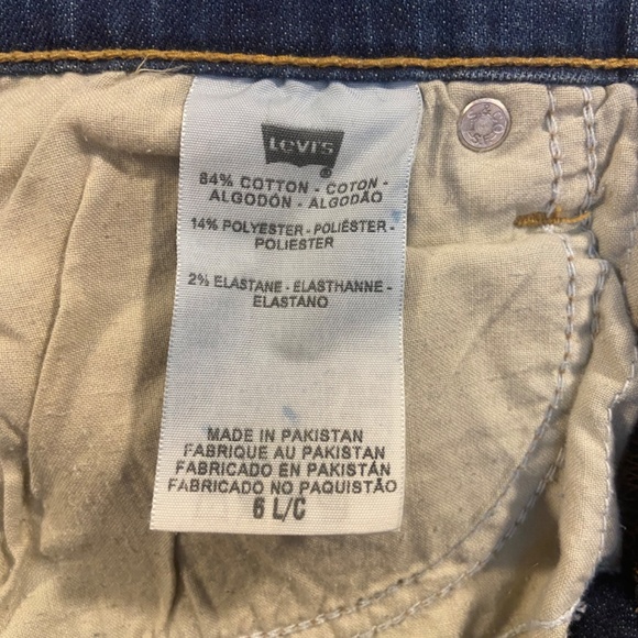 Levis 512 Slimming Bootcut Jeans Sz6 - Picture 4 of 4